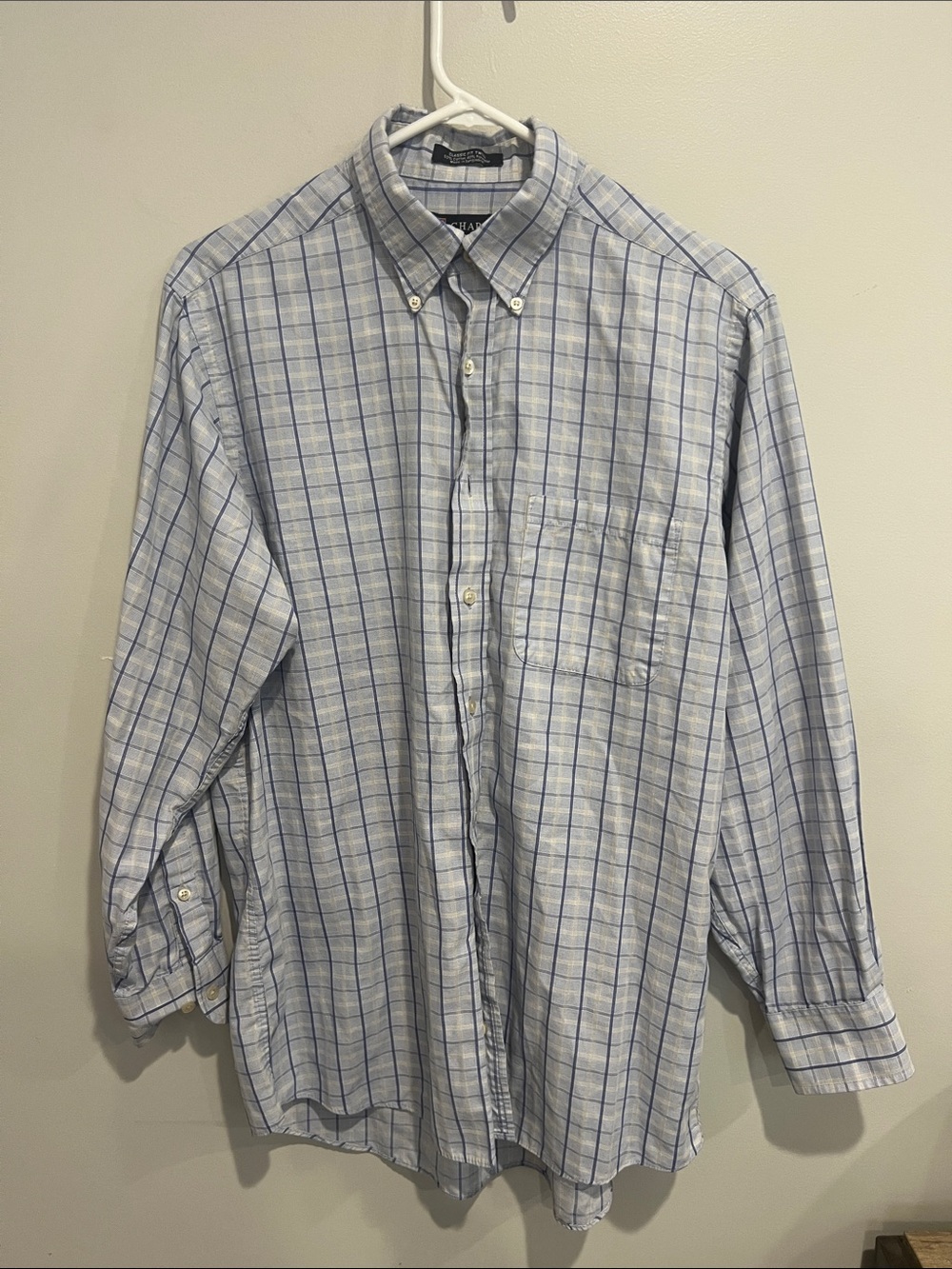 Chaps Ralph Lauren long sleeve button down dress shirt mens 15-15.5 32/33